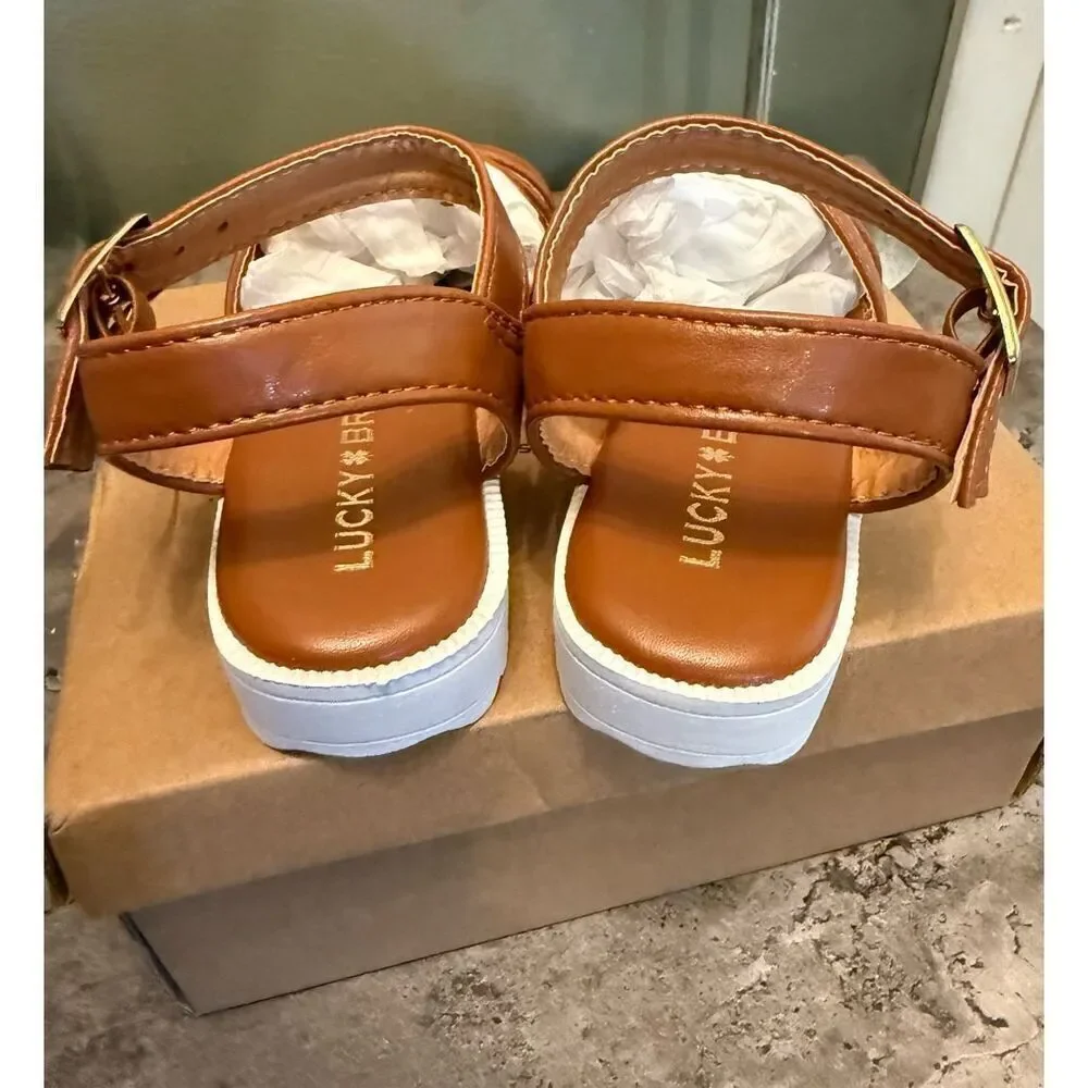 NIB Lucky Brand Toddler Girl Strappy Sandals